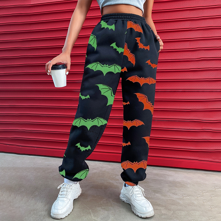 Fun Skull Pattern Casual Pants Women's Jogging Pants / [blueesa] /