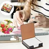 Cross Leather Diamond Art Note Box with 160 Sheets of Paper for Adults Beginners