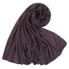 Plain Color Women Sweat Cloth Long Hijab Scarf Shawl