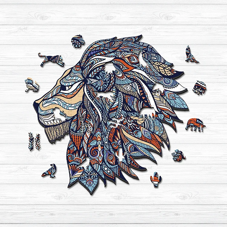 Ericpuzzle™ Ericpuzzle™Majestic Lion Wooden  Puzzle