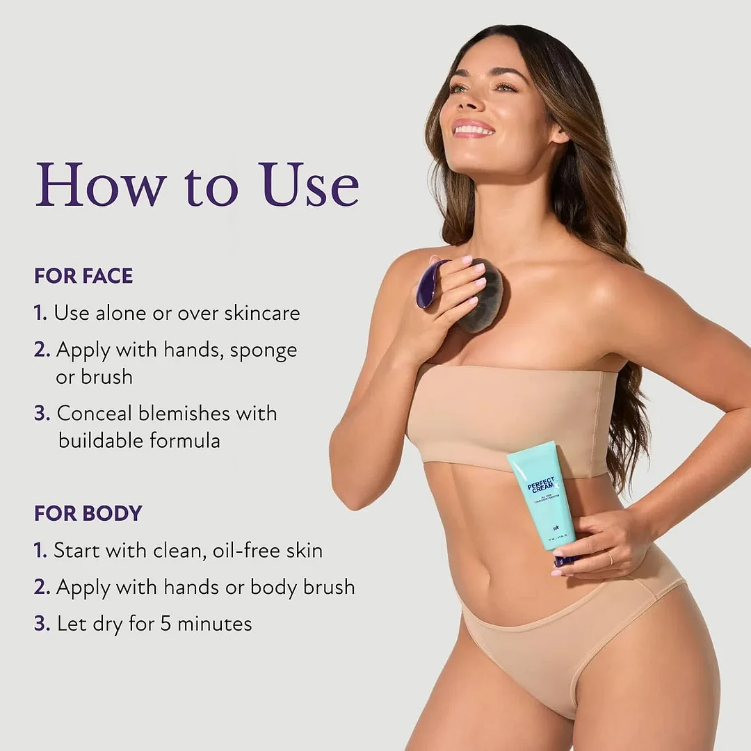 Perfect Cream &ndash; All-in-one moisturizer, concealer & coverage 💧✨ Lightweight & waterproof