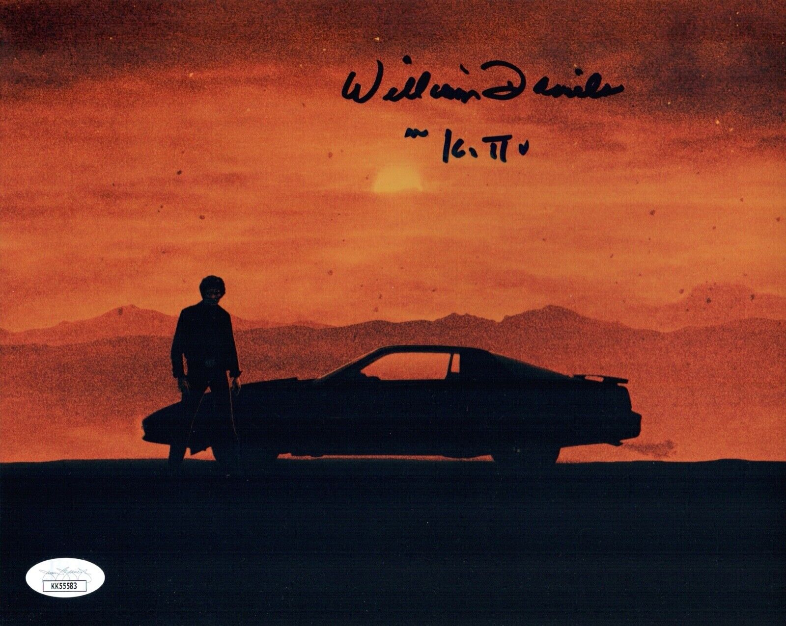 William Daniels Signed KITT Knight Rider 8x10 Photo Poster painting Autograph JSA COA Cert