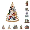(Multi-Style)Christmas-Partial Special Shaped Diamond Painting 30*30CM