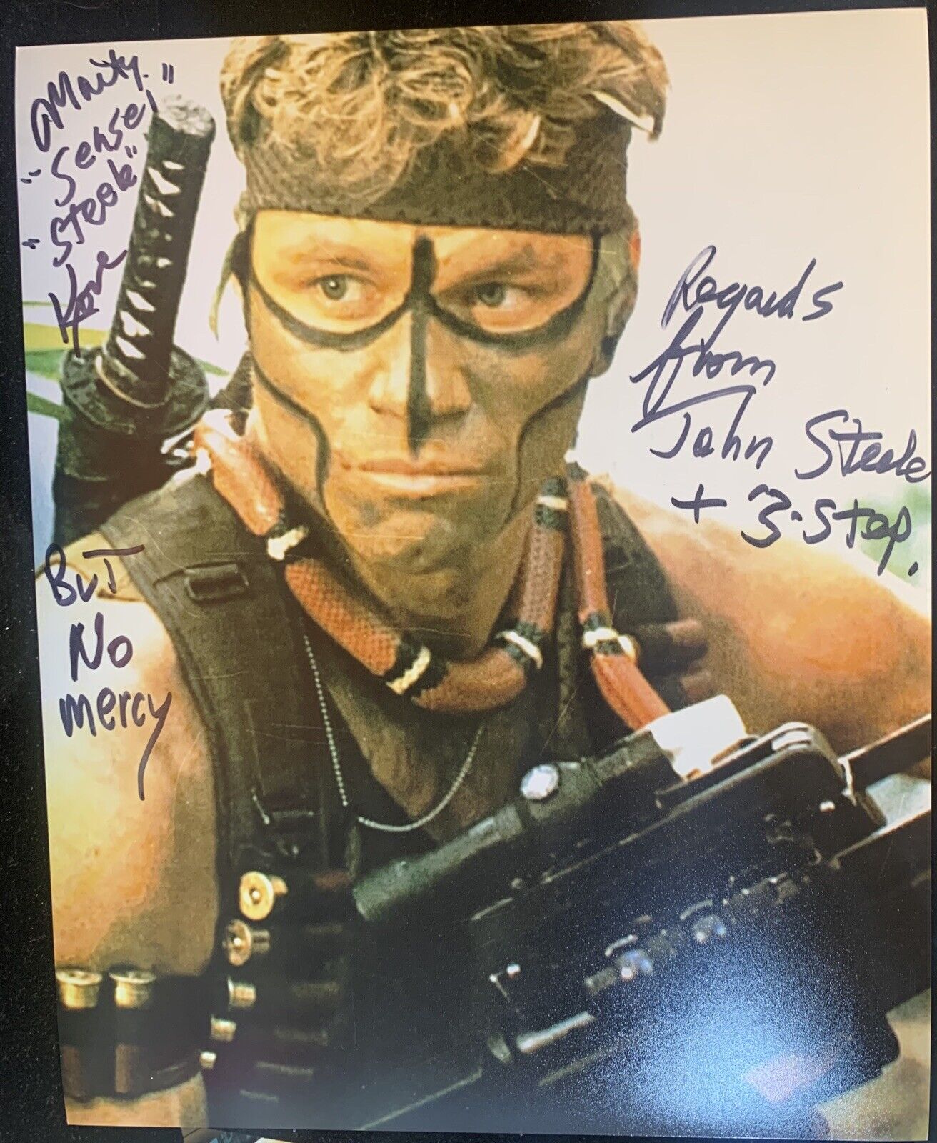 Martin Kove Signed 8x10 Cobra Kai Karate Kid JSA