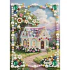 Diamond Painting-DIY Special Shaped Drill Pearl Painting Country villa(30x40cm)