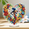 Diamond Painting Acrylic Heart Girl Diamond Painting Desktop Ornaments for Home