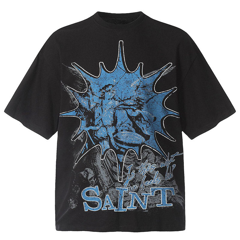 SAINT  Skeleton print T-Shirts