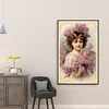 (40*60cm)Flower Beauty - Full Round Drill Diamond Painting