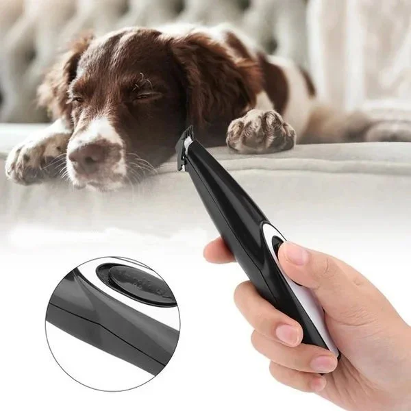 Professional Pet Dog Cat Nail Trimmer Grooming Tool Grinder Low Noise Electric Clipper Kit