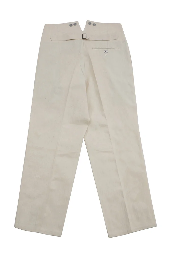   RAD German Summer HBT Off-White Drill Service Trousers German-Uniform