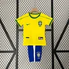 1998 Retro KIDS Brazil Home Football Shirt 1:1 Thai Quality