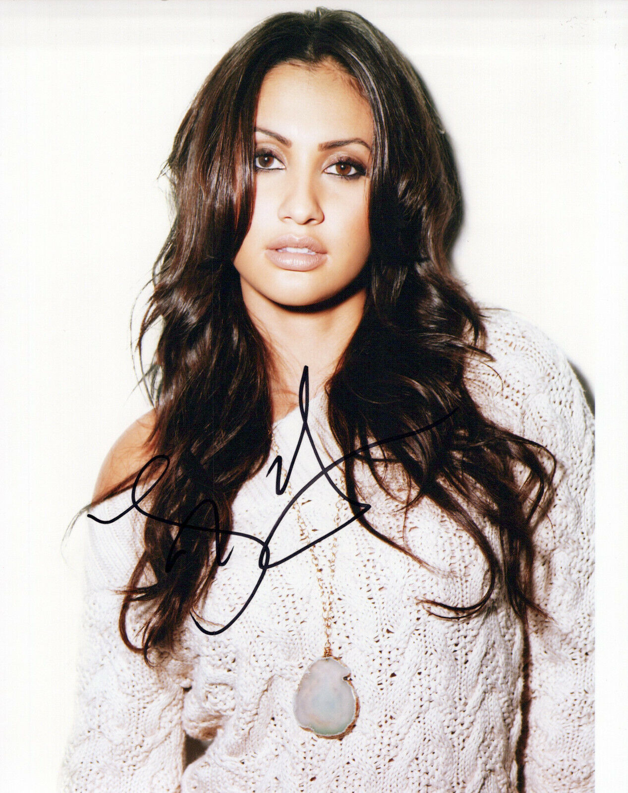 Francia Raisa glamour shot autographed Photo Poster painting signed 8x10 #1