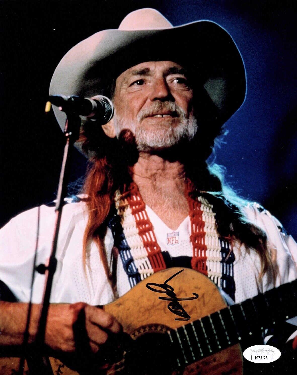 WILLIE NELSON Autograph SIGNED 8x10 Photo Poster painting Country Music Legend JSA CERTIFIED