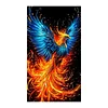 Phoenix - Full Embroidery 3 Strands 11CT Stamped Cross Stitch - 40*70CM - Large Size