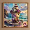 Seaside Teacup Castle-Full Round Diamond Painting 40*40CM