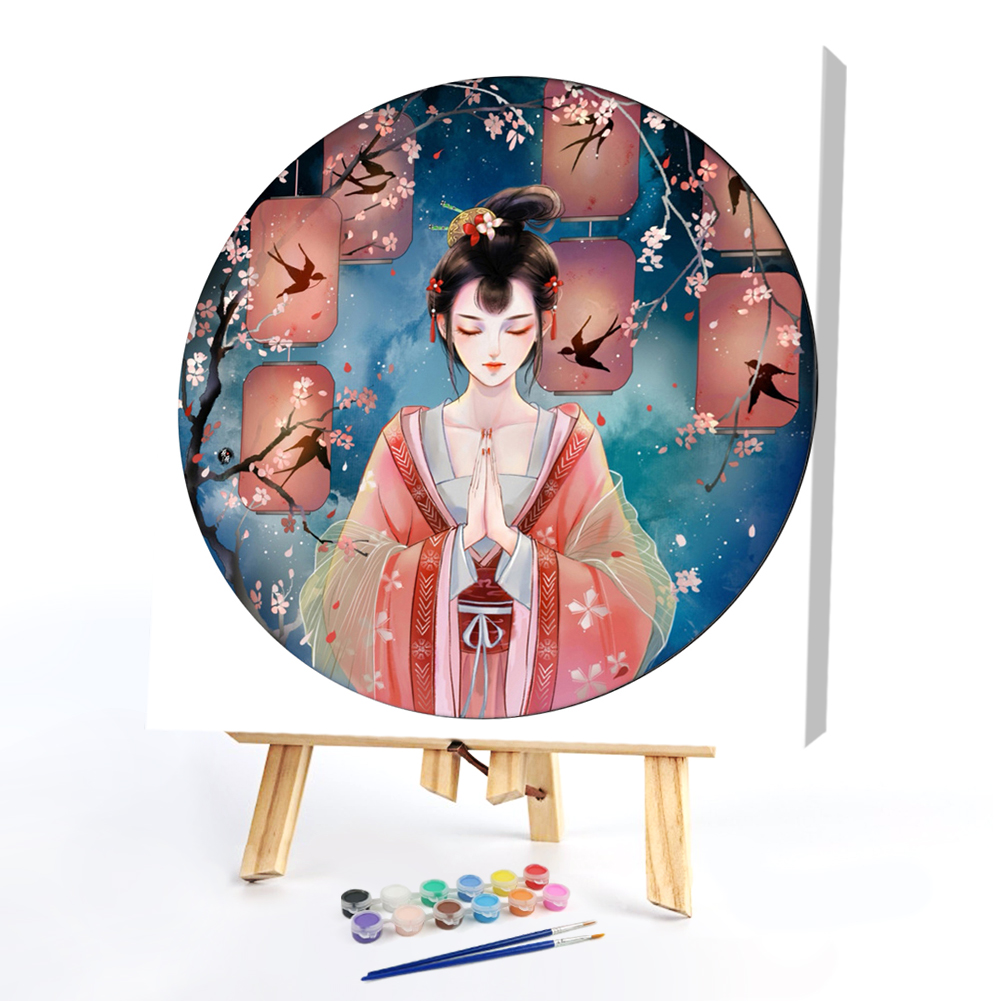 

40*50CM - Paint By Numbers - Circular Pattern, 501 Original