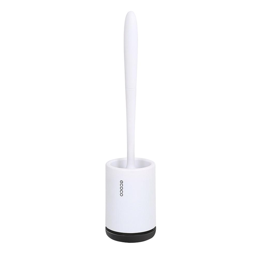 

Rubber Head Long Handle Toilet Brush+Base Household Bathroom Cleaning Brush, Wall hanging, 501 Original