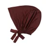 Solid Color Modal Elastic Band Cap with Rope Adjustable Headband