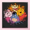 Silhouette Winnie The Pooh-11CT Stamped Cross Stitch 40*40cm