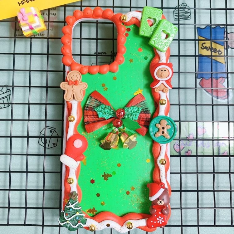 Christmas Jingle Bell Decoden Phone Case For Any Phone Model