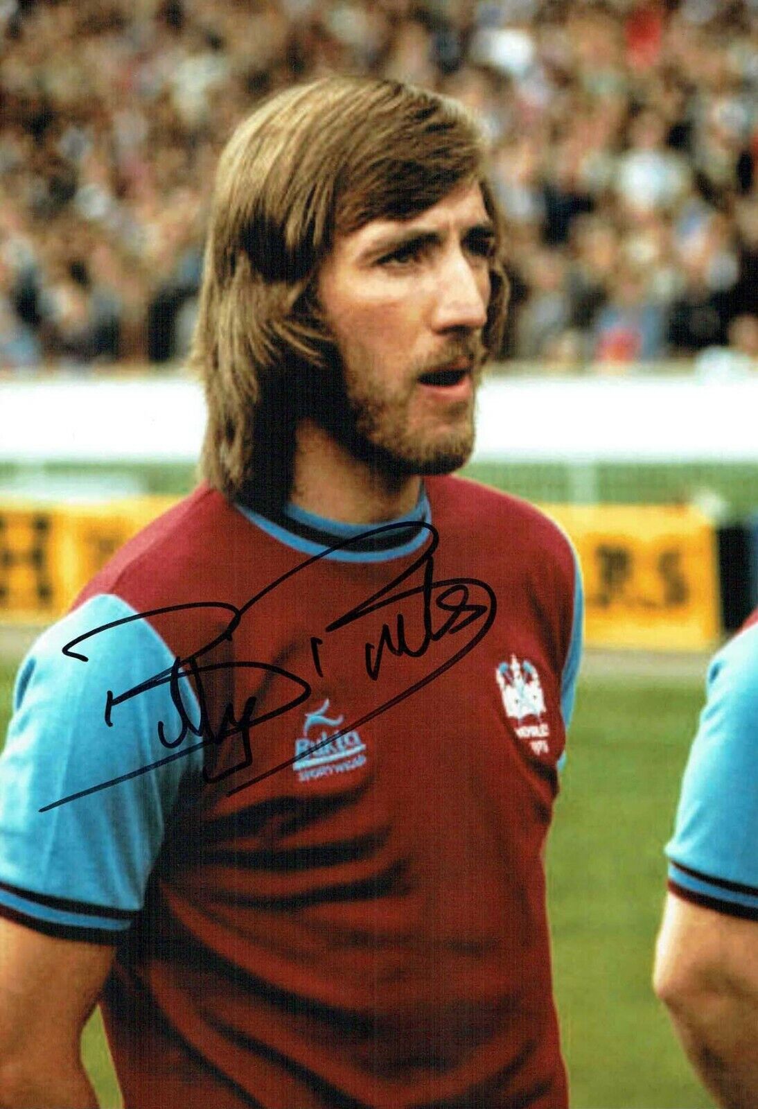 Billy BONDS Signed Autograph 12x8 West Ham United Legend Photo Poster painting 3 AFTAL COA