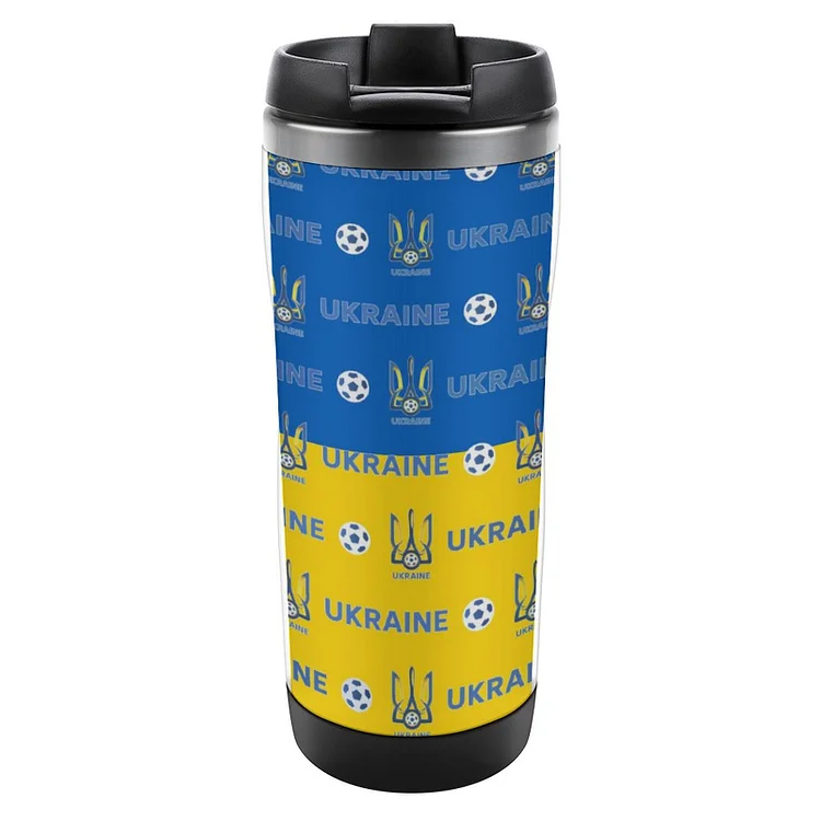 Ukraine Tasse À Café En Acier Inoxydable Tasse Isolante Travel Mug Avec Couvercle