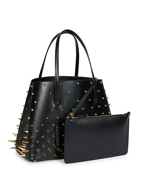 Ala&iuml;a Mina 32 Spiked Leather Tote bag