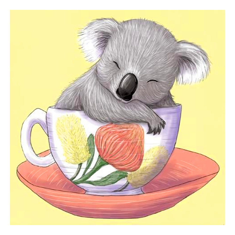 

Koala - 11CT Stamped Cross Stitch - 36*36CM, 501 Original