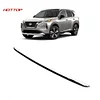 适用于22款奇骏改装后保险杠防擦防撞防护电镀装饰亮条国外版专用1件套
