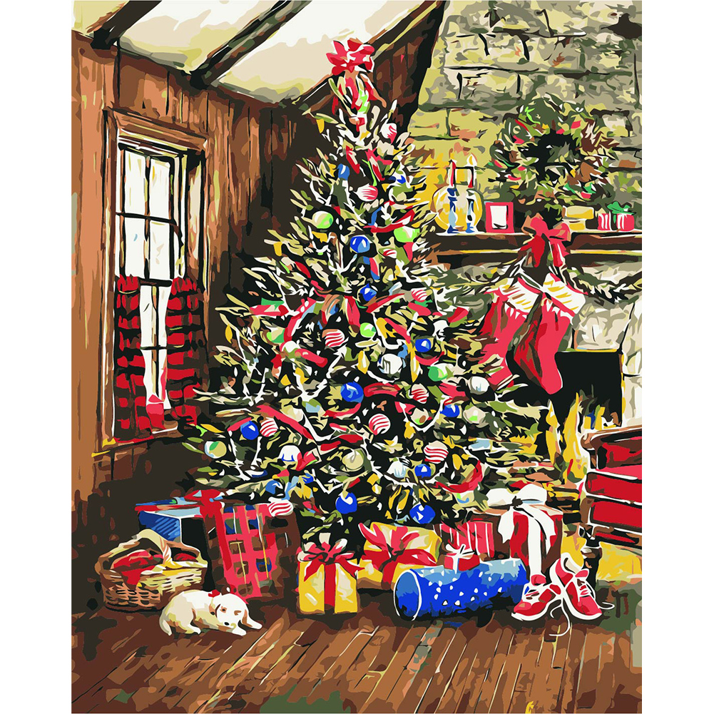 

40*50cm - Painting By Numbers - Xmas Tree, 501 Original