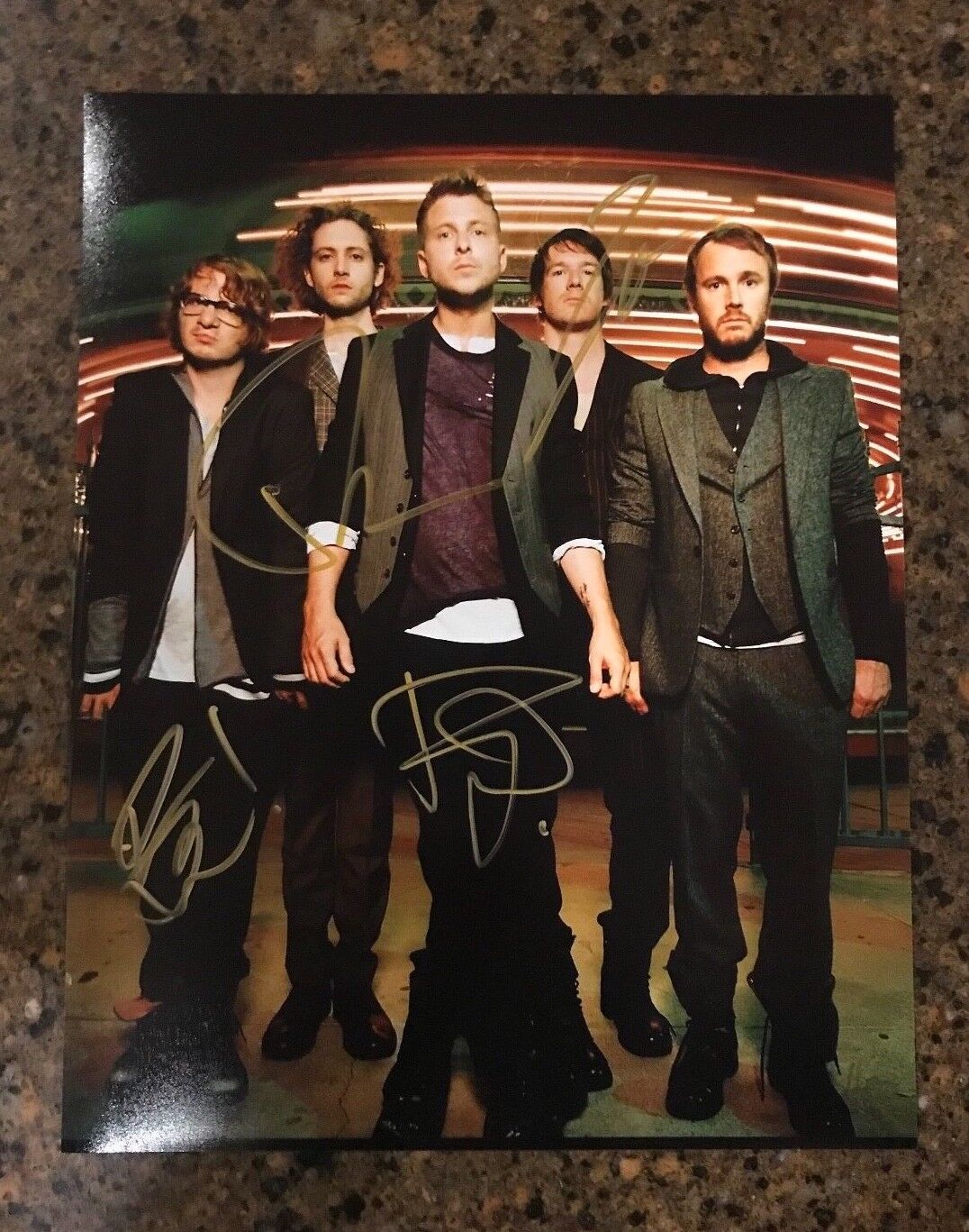 * ONE REPUBLIC * signed autographed 11x14 Photo Poster painting * RYAN TEDDER + 3 * PROOF * 1