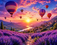Lavender Sunrise - Diamond Painting