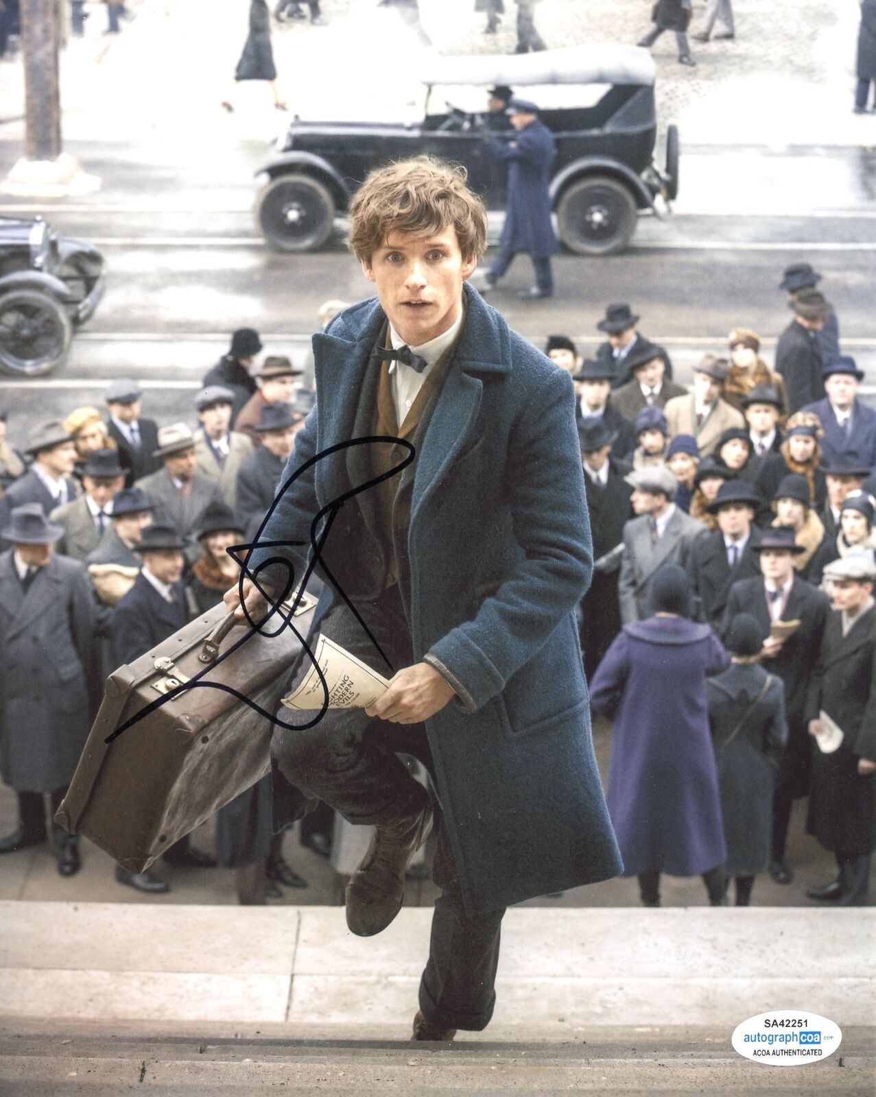 Eddie Redmayne Signed 10X8 Photo Poster painting Fantastic Beasts ACOA COA (7421)