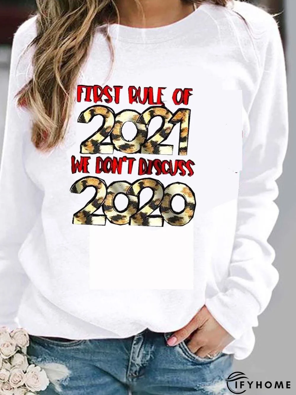 Casual Long Sleeve Round Neck Top | IFYHOME