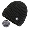 1pc Men's Korean Style Warm Knitted Hat Fleece Lined Beanie Winter Cap Hat by Inlyline