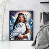 Beauty And Owl - 11CT Counted Cross Stitch - 40*50cm