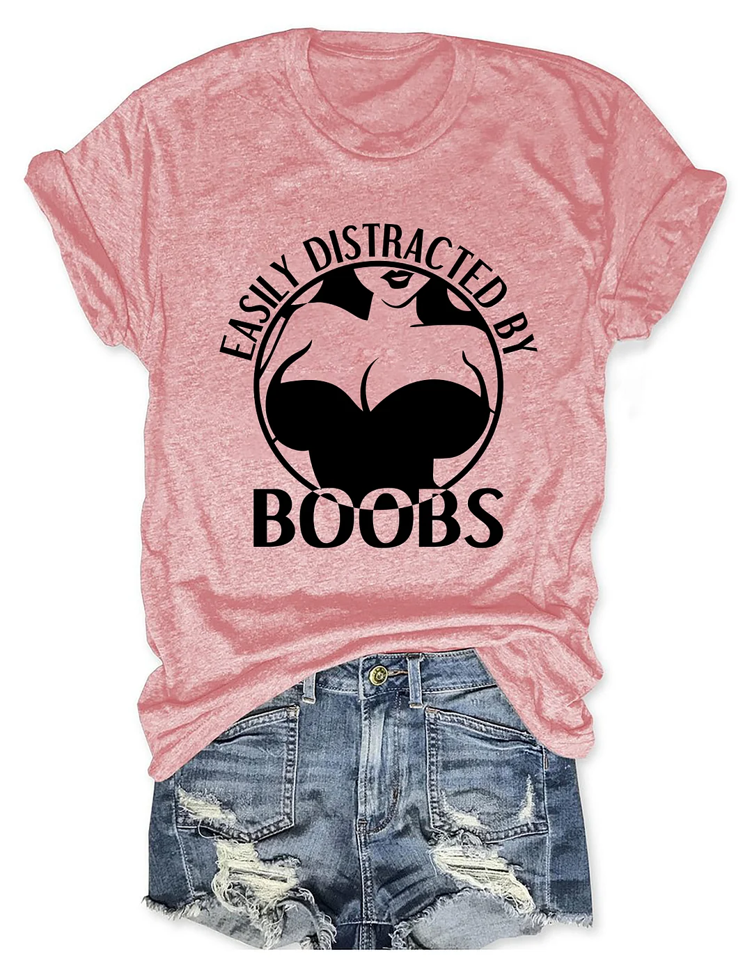 Easily Distracted By Boobs T-shirt