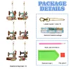 (US Only)DIY Diamond Ornament Decoration Special Shaped 6pcs Sewing Machine Gift for Kids