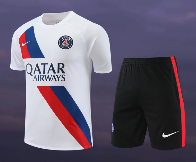 23/24 PSG Paris Saint Germain Short Sleeve Training Kit Thai Quality