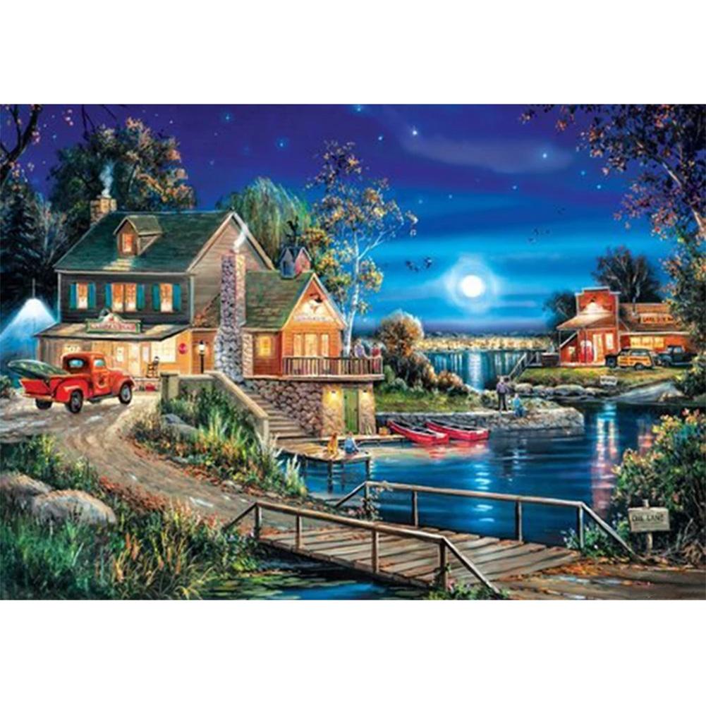 

40x50cm - Paint By Numbers Nightscape, 501 Original