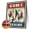 Diamond Painting-DIY Full Round Drill Fishing（40*35 CM）