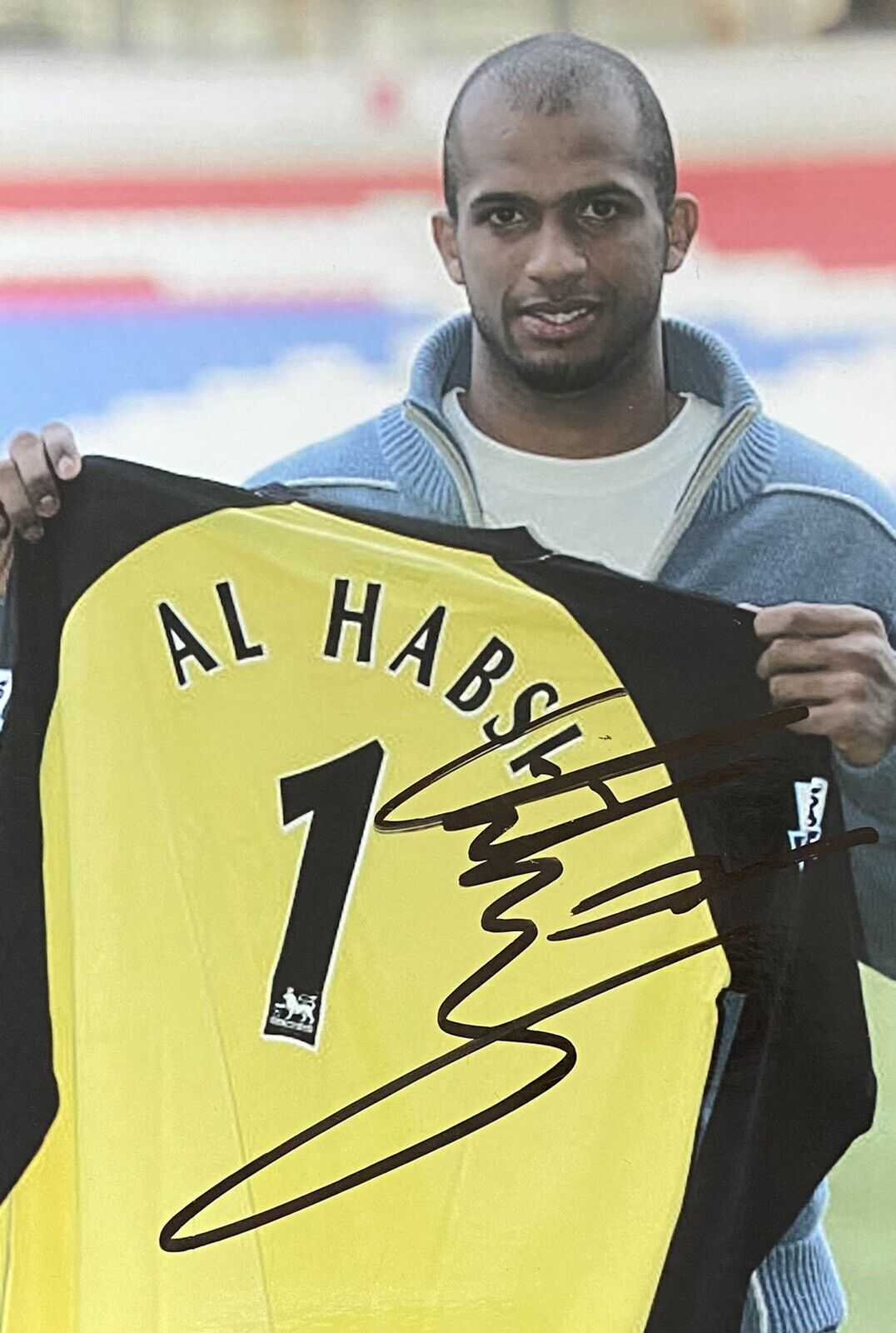 Ali Al Habsi Genuine Hand Signed Bolton Wanderers 6X4 Photo Poster painting 2