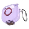 TPU Earphone Case Fit for Anker Soundcore P31i with Safety Lock and Carabiner TPU Shockproof Cover Anti Drop Earbuds Accessories