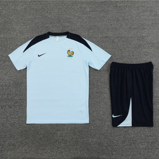 2023 France Training Kit Short Sleeve Football T-Shirt Thai Quality