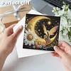 6pcs Mond Elf DIY Diamant Kunst Grußkarten Dankeschön-Karten Urlaub Segen