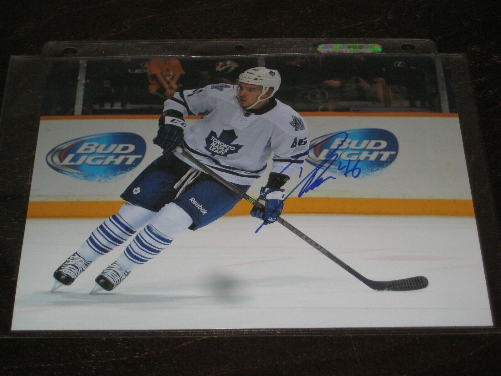 DAVID BROLL autographed TORONTO MAPLE LEAFS 8X10 Photo Poster painting