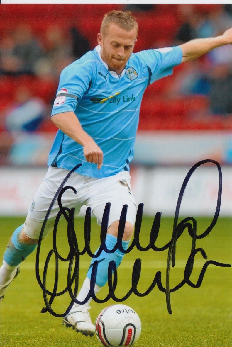 COVENTRY CITY HAND SIGNED SAMMY CLINGAN 6X4 Photo Poster painting.