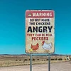 Chicken Warning - Vintage Metal Signs(8*12Inch/12*16Inch) - Chicken