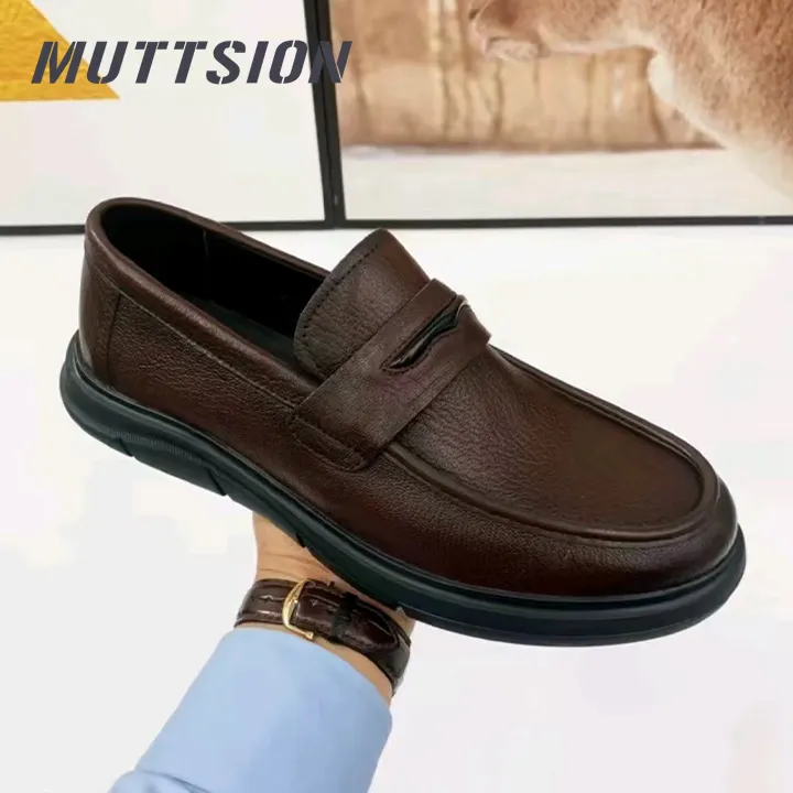 MUTTSION leather loafer original product photograph - confirm black variant before publishing
