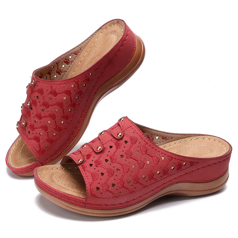 dr care premium orthopedic round toe sandals